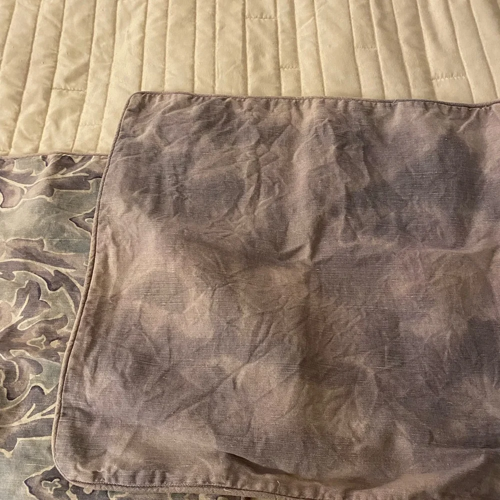 Set of 2 Restoration Hardware Linen Decor Pillow